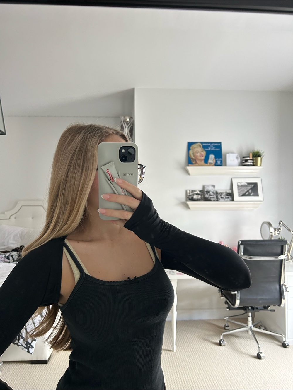 Long sleeve black bolero
